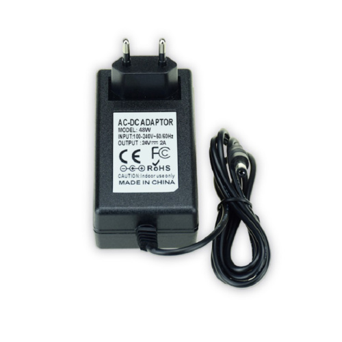 5.5x2.5mm Chargeur mural 2A Adaptateur portable 24V