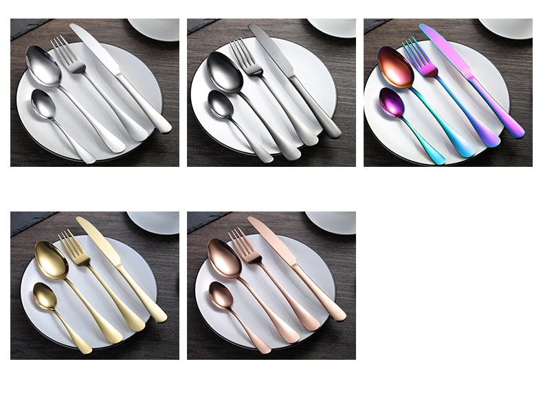 Stainless Steel Cutlery, Fork Spoon and Knife Sets for Restaurant