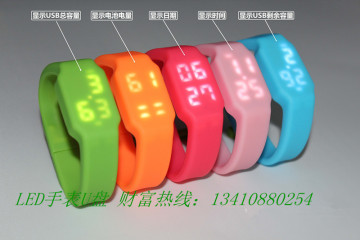 2013 China newest LED watch usb flash drive