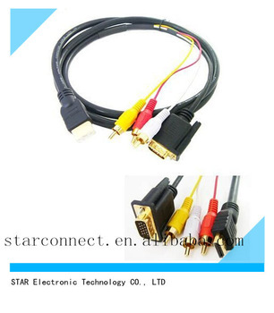 Wholesale factory VGA HDMI wire cable harness DB wire harness