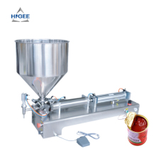 Higee Semi-Auto Paste Filling Line for Sauces and Oils