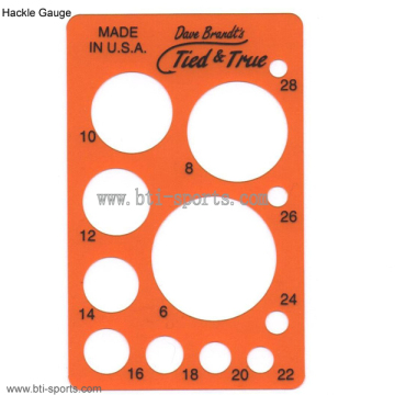 Dave Brandt's Tied and True Hackle Gauge BTI-09D-HG01