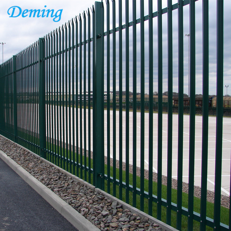 Good Quality Commercial Industrial Steel Security Palisade Fencing