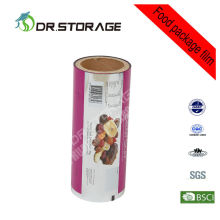 Moisture Barrier Roll Plastic Food Flexible Packaging Films For Nut Biscuit