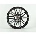 678 Multi Inch Black Machine Face 4 Holes Car Wheel Rims