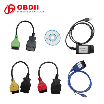 Top Selling Fiat ECU Diagnostic Scan V2.8 Fiat ECU Scan Tool V2.8 with Full Set Fiat Ecu Scan Adaptors