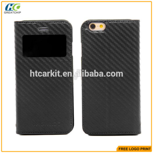 For iPhone 6S Fiber Carbon Skin Case / PU Carbon Fiber back cover Case For iPhone 6S 6S Plus