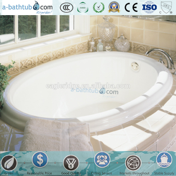 Customized Oval acrylic bathtub