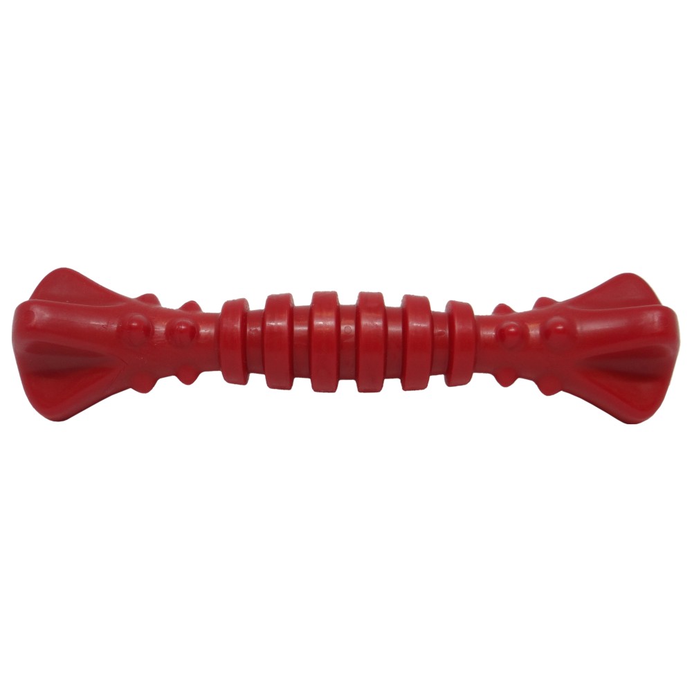 Percell 4,5 &quot;Nylon Dog Chew Spiral Bone Rasberry Duft