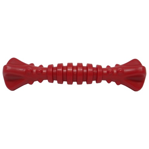 Percell 4.5" Nylon Dog Chew Spiral Bone Rasberry Scent