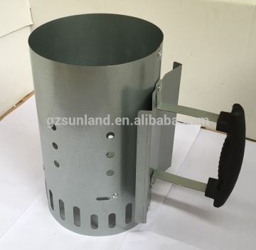 Weber style 5LBS chimney barbecue charcoal lighter