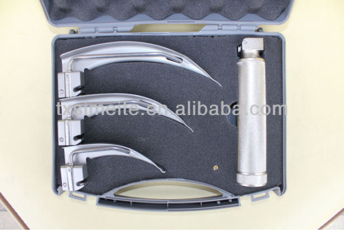 Fiber Optic laryngoscope Macintosh blade set