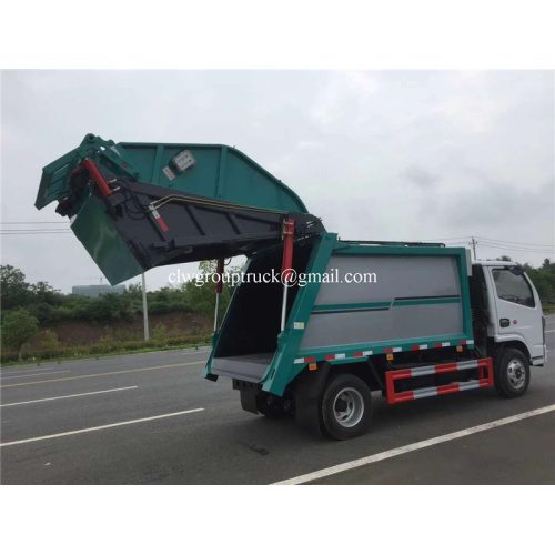 Trak sampah jenis hidraulik diesel 8cbm diesel