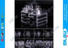 Shop Display Storage Clear Acrylic Display Stands Box with