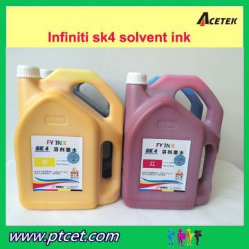 infiniti digital ink infiniti sk4 solvent ink challenger solvent sk4 ink with spt 510 printer