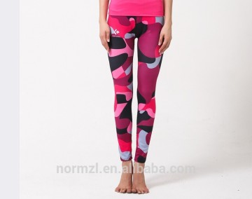 Custom legging pants Gym sports pants Sublimated running pants