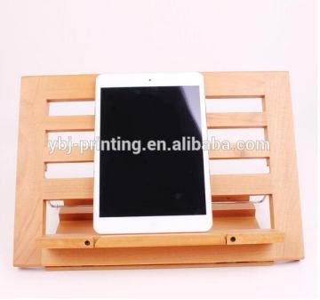 Eco Friendly Cook Book Holder/Ipad bamboo holder/ Bamboo book holder/cooking book stand