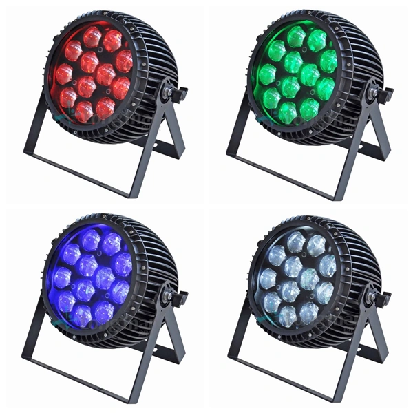 9-89 Degree Wide Zoom 12PCS 15W RGBW LED PAR Light