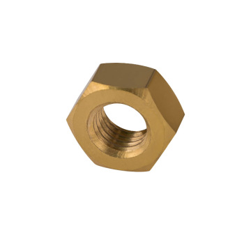 brass colored hex nut brass nut