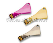 Hot sale Key shaped usb flash drive, different metal key usb drive for promotion