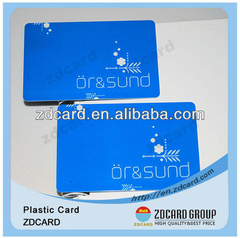 promotional pvc VIP gift cards