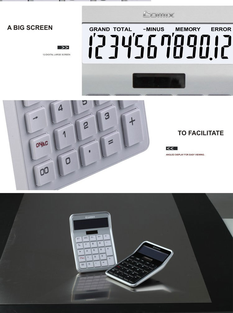 Fashion design 12 digits scientific calculator/promotional calculator/desk top calculator