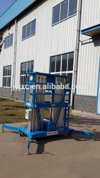 strong structure hydraulic man lift, aluminium lift 16m 200kg