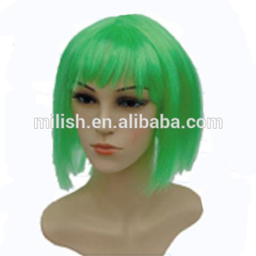 MPW-0438 halloween carnival straight women ball green fake hair wigs