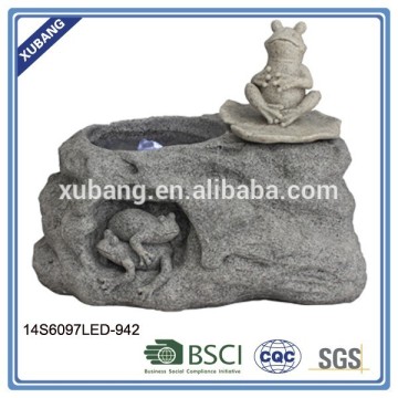 Table water fountain with LED light