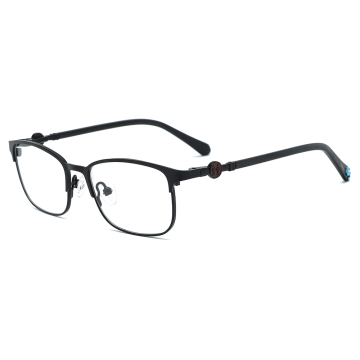 Unisex Square Metal Eyewear Frames - Children and Adult Spectacle Frames for Eyeglasses