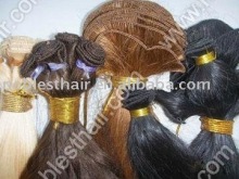 Human hair Hand tied weft Chinese manufacturers