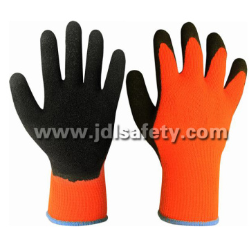Акриловые работы перчатка с черным покрытием природных латексные (LY2026T)