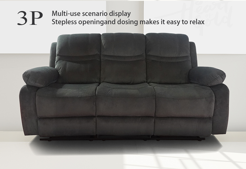 fabric recliner sofa