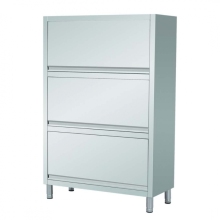 Upturned door locker