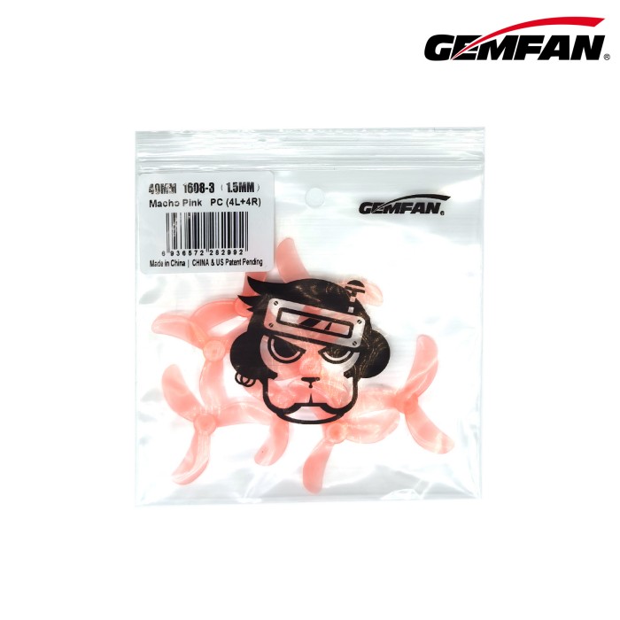 1608-3 Macho Pink package 1608-3 Macho Pink package