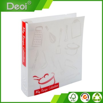 high-quality PP plastic A4 ring binder file book