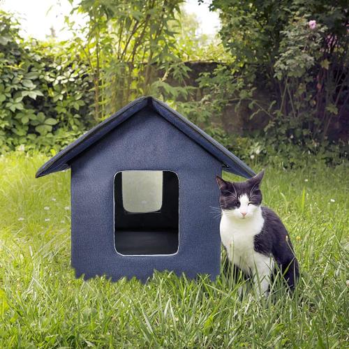 Casa de gato al aire libre impermeable