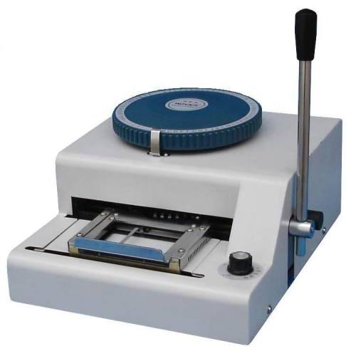 PVC card embosser