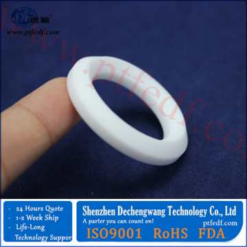 ptfe ring Custom make professional PTFE parts manufacturer