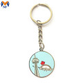 Promotioanl Gift Metal Custom Rollerskate Keychain Charm