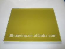 Yellow Silk Screen Printing Glass