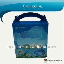 Printing PVC packaging box for toys with handle