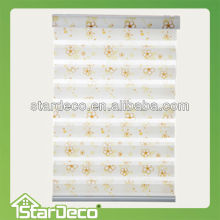 Double layer roller blinds,polyester roller zebra blind