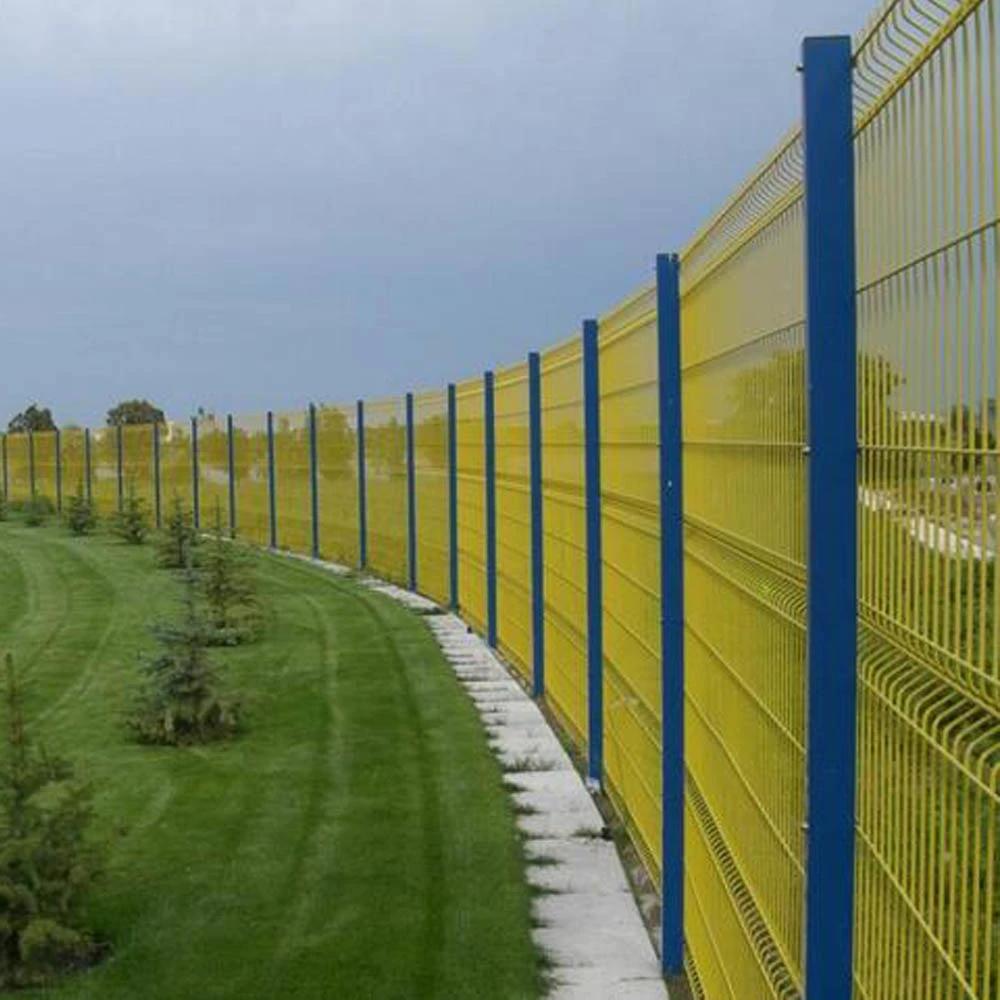 High Strength Bending Garden Fence Garden 3D Folded Wire Mesh Fence