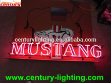 mustang Neon car Sign Lighting