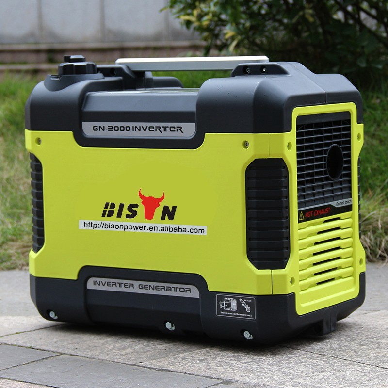 digital generator inverter, super silent 2000w Gasoline inverter generator, 220v portable pure wave inverter generator