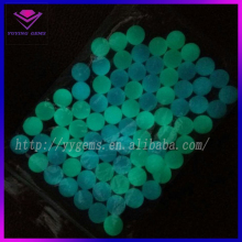 Glow Stone Circle Moonstone China Supplier Green Glass Beads