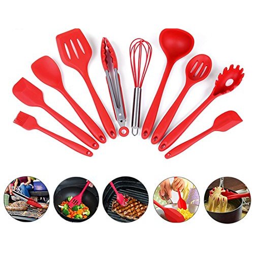 Silicone Heat Resistant Kitchen Cooking Utensil Cooking Set