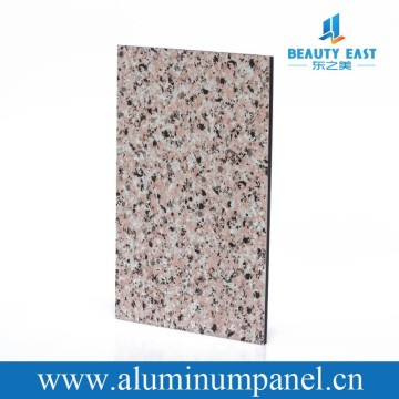 stone marble look wall board of aluminum composite panel