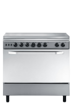 Commercial Stainless Steel Electric Cooking Range with Grill